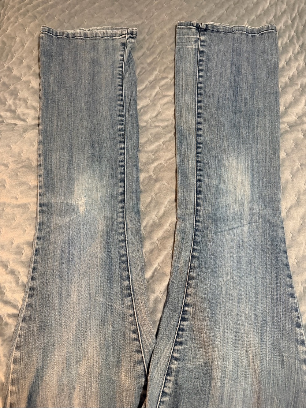 refuge bootcut Light Blue Jeans 7R #48 - Picture 4 of 13